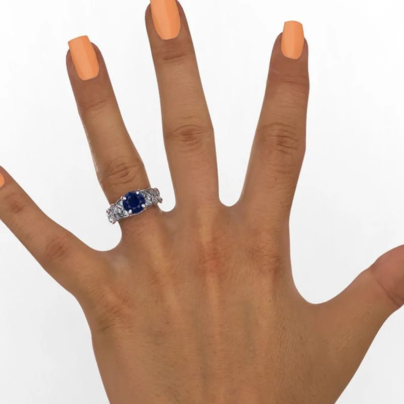 Celtic Knot Unity Crystal Ring
