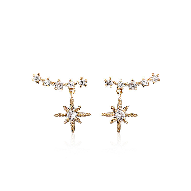Amayiah Golden Star Earrings