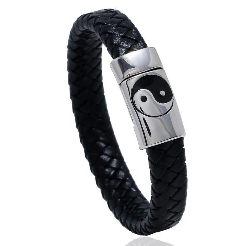 Buddha Stones Fengshui Yin Yang Balance Bracelet