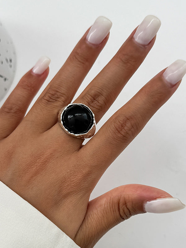 Geometric Rhine Stones Rings Accessories