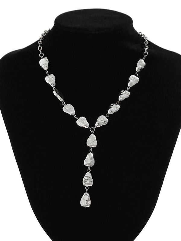 Chains Geometric Split-joint Dainty Necklace