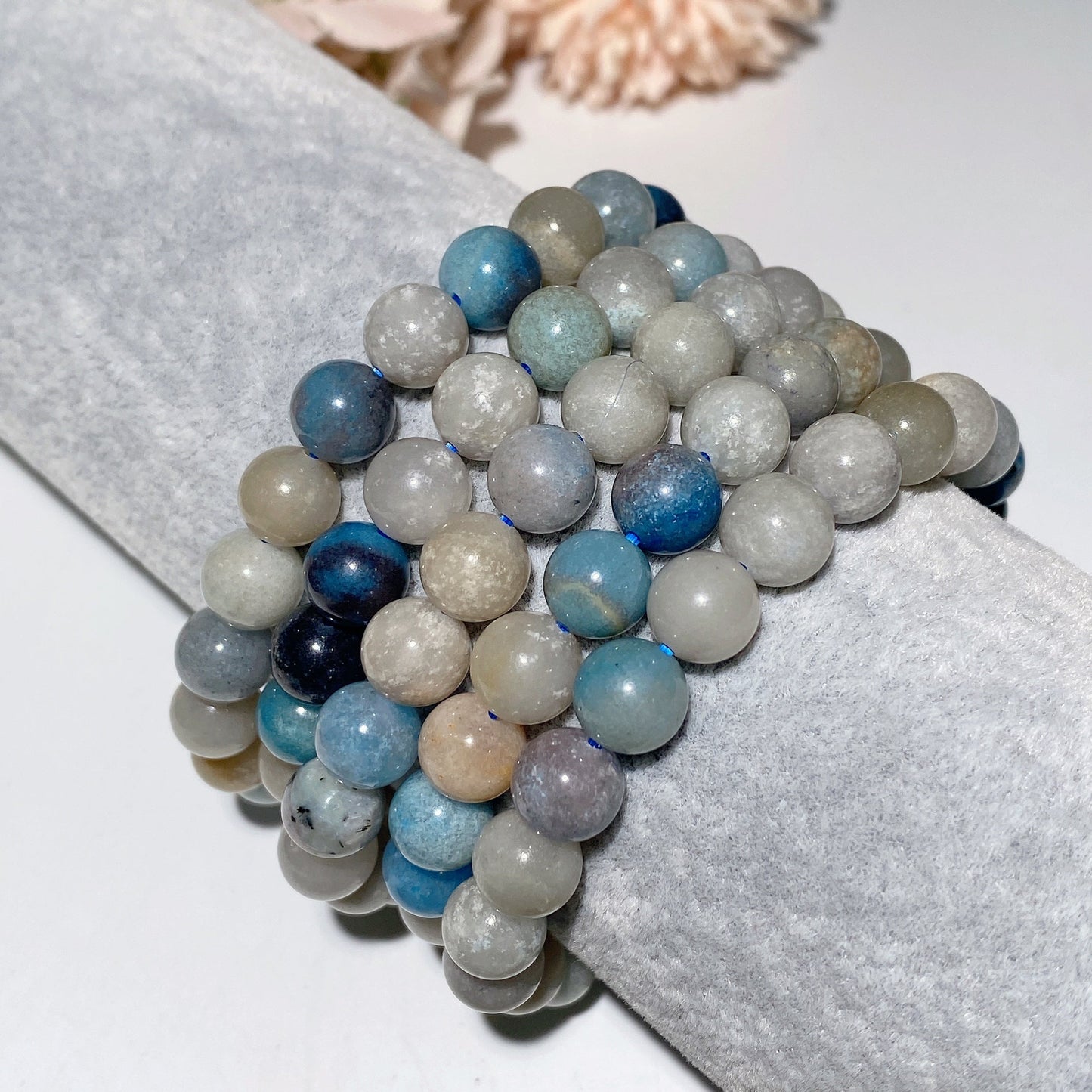 6-8mm Trolleite Crystal Healing Bracelet for Spiritual Protection