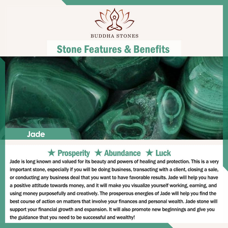 Buddha Stones Natural Jade Pixiu Balance Necklace