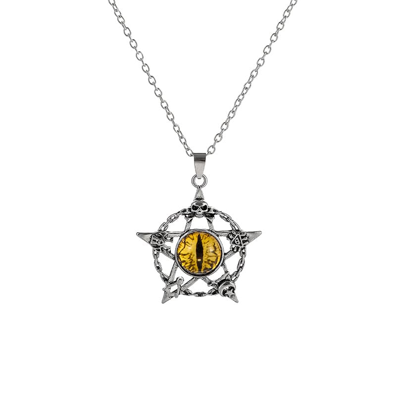 Pentacle of the Dragon���s Gaze Necklace