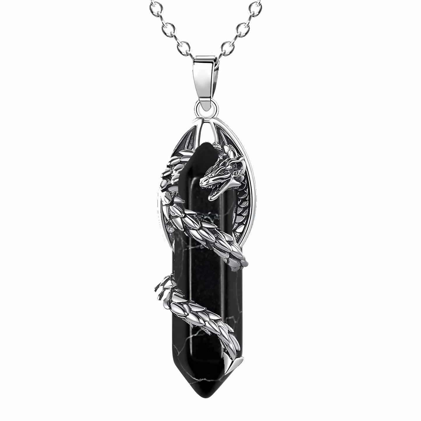 Celestial Dragonfang Crystal Necklace