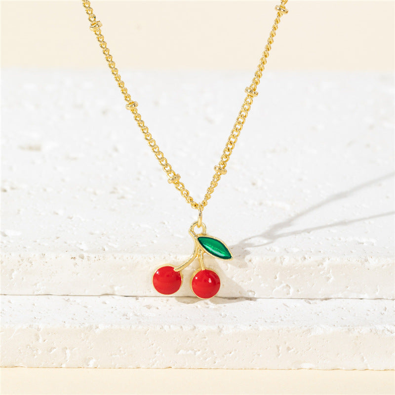 Jalyssa Enamel Fruit Necklace