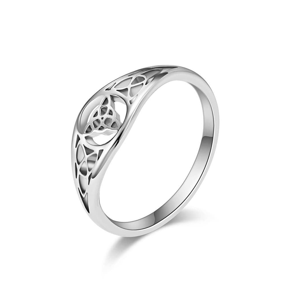 Enchanted Celtic Trinity Knot Ring