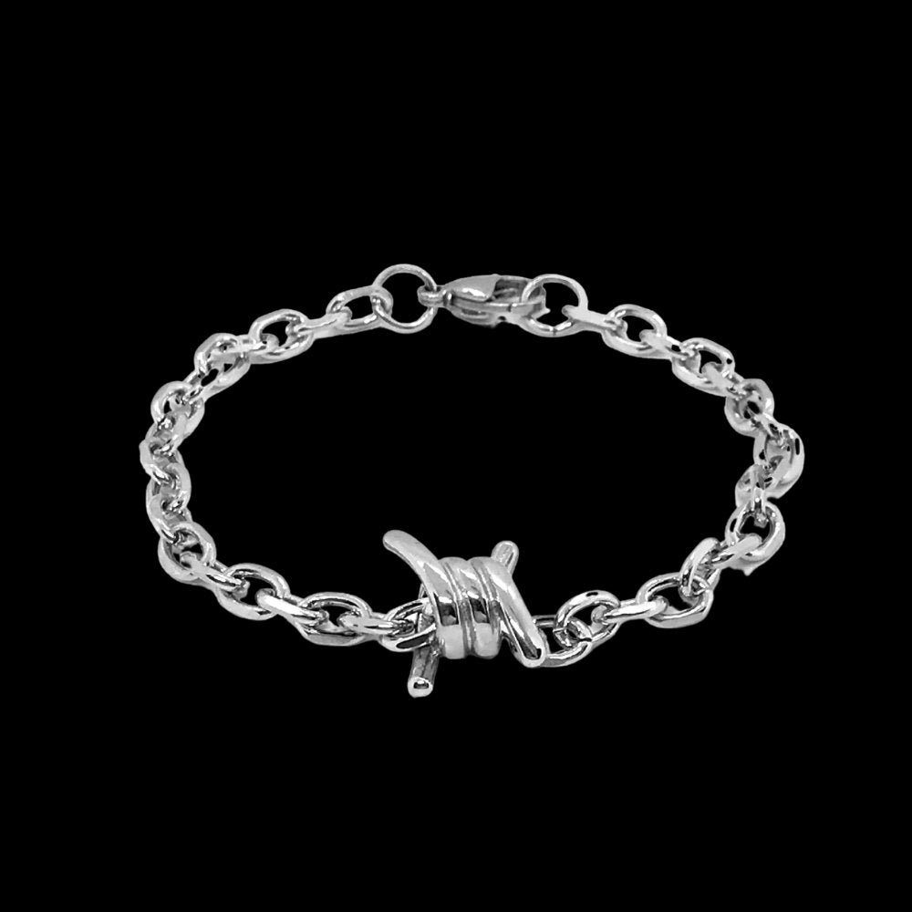 Barbed Wire Cable Bracelet