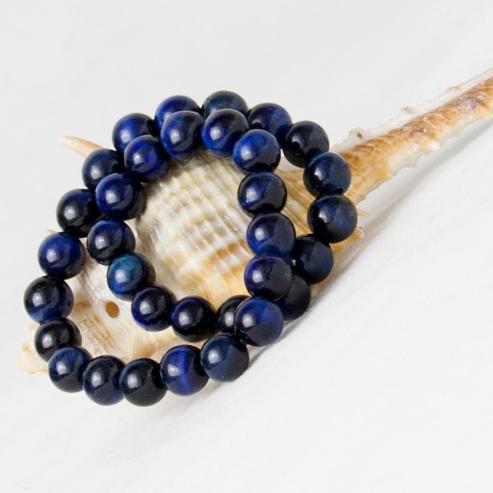 Blue Tiger Eye Natural Stone Bracelet