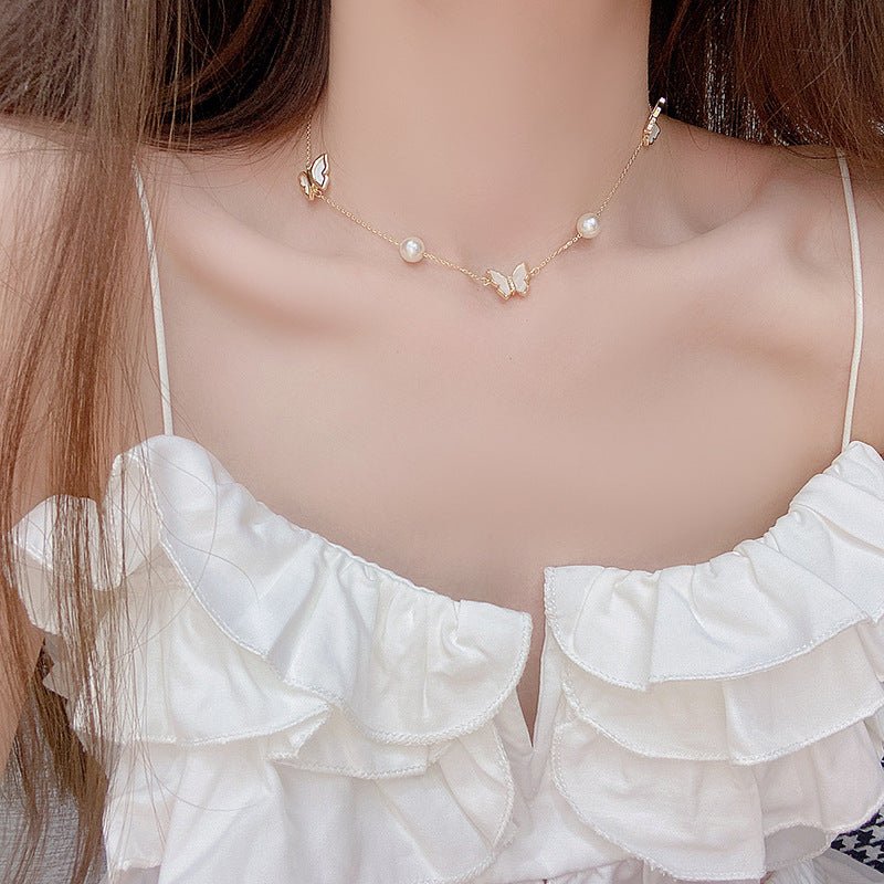 Tracey Butterfly Choker Necklace