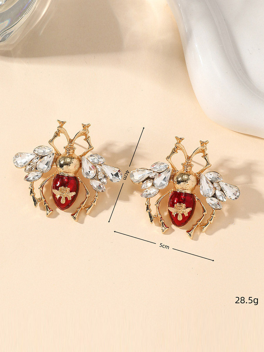 Insect Shape Rhine Stones Rings Accessories