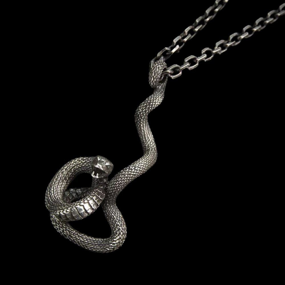 Coiled Snake Pendant