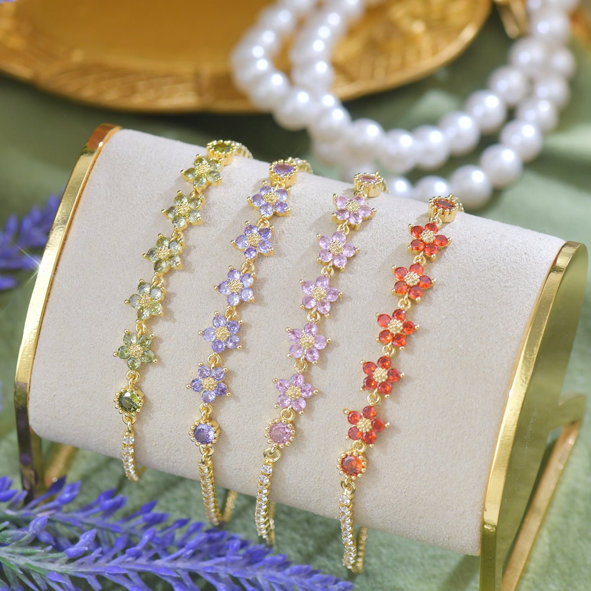 Elaria Bracelet in Purple