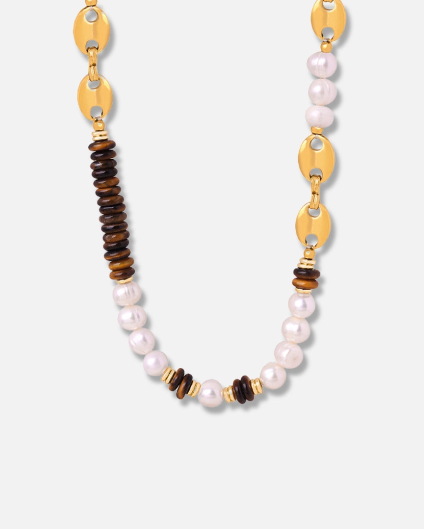 Antonia Tiger Eye Beaded Necklace
