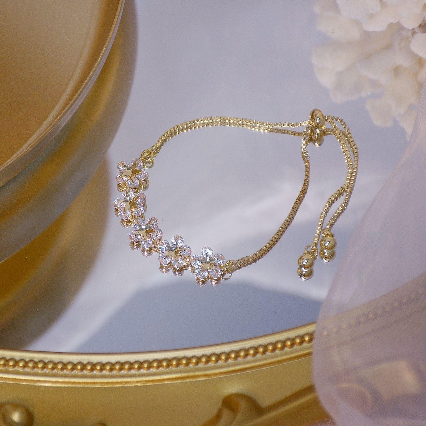 Andrea Flower Bracelet