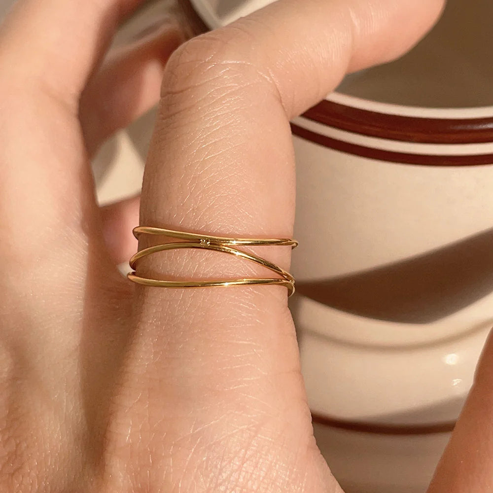 Codi Interwoven Layered Ring