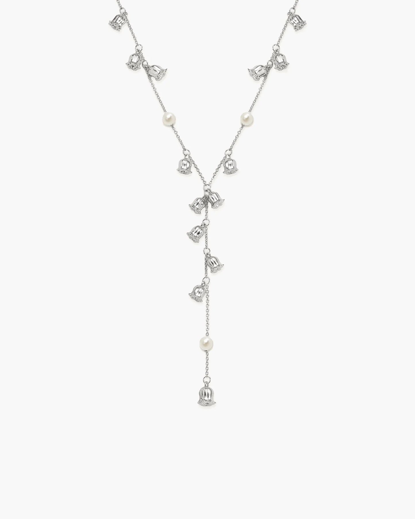 Jaylynn Pearl Lariat Necklace