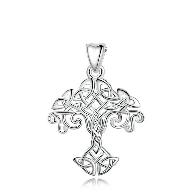 Celtic Tree of Life Silver Necklace