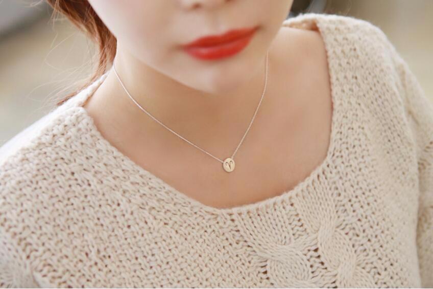 Minimalist Zodiac Sign Necklace