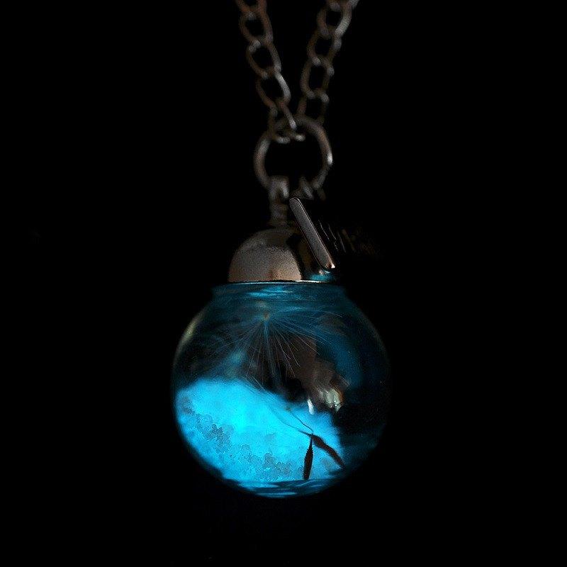 Real Dandelion Seeds Necklace