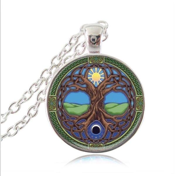 Tree of Life Pendant Silver Necklace