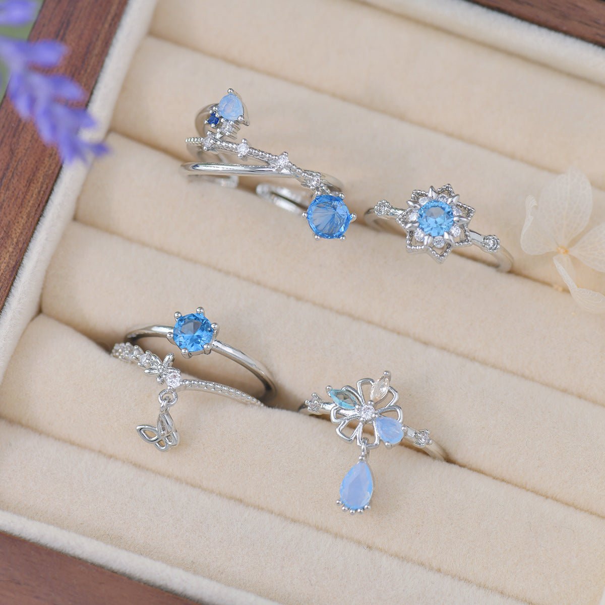 Periwinkle Charm Ring