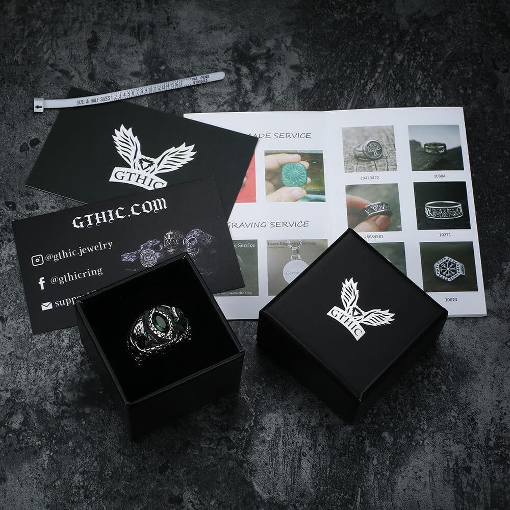 Power Snake Stainless Steel Beast Ring