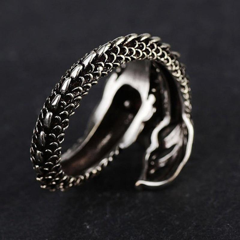 Fierce Dragon Wrap Ring