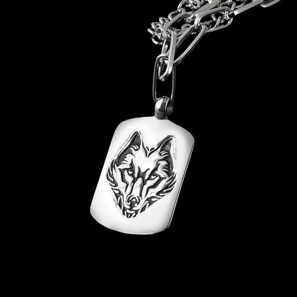 Wolf Tag Pendant