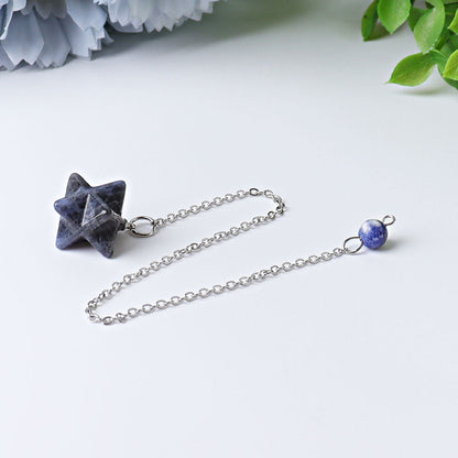 0.5 Inch Merkaba Pendulum Spiritual Necklace