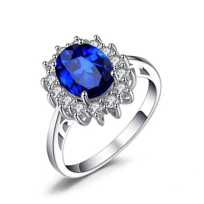 Mystic Vines Blue Zircon Ring