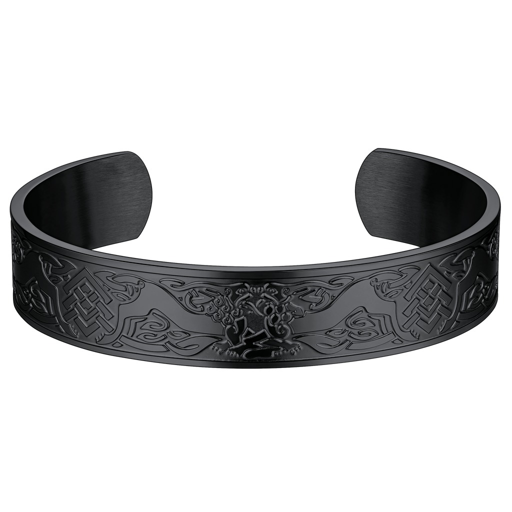 Custom Celtic Knot Cuff Bracelet Bangle for