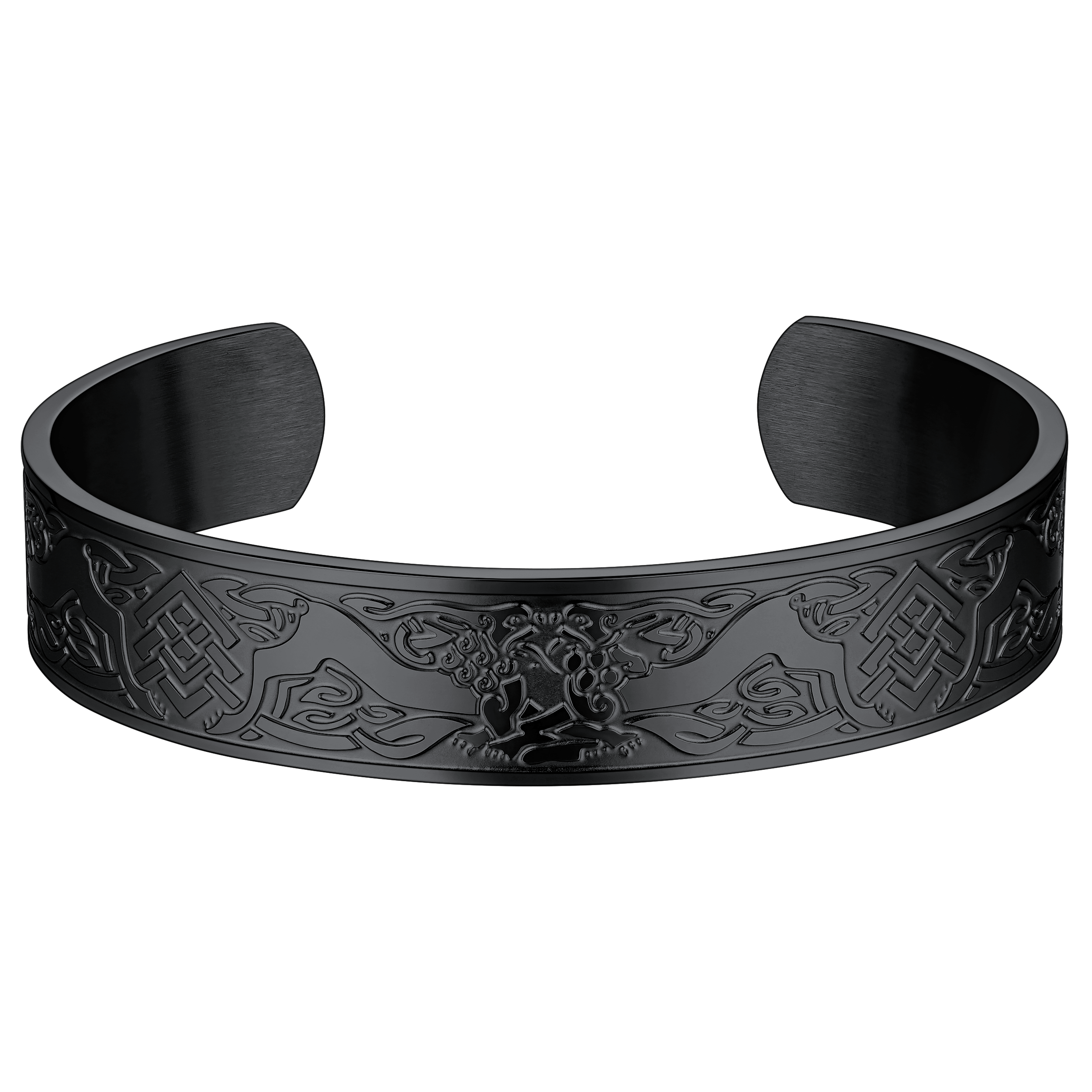 Custom Celtic Knot Cuff Bracelet Bangle for