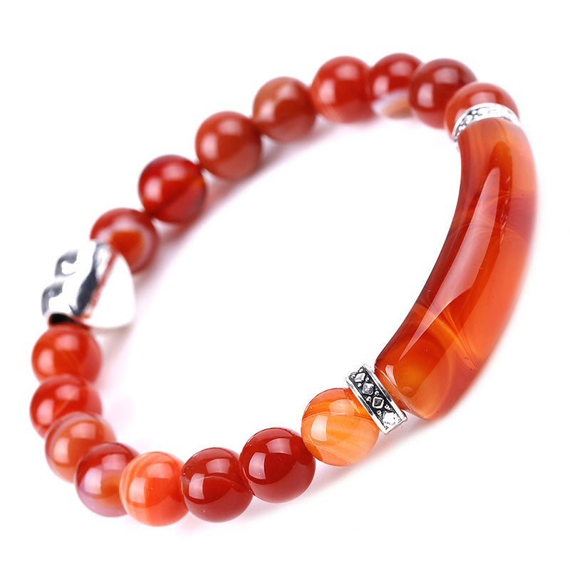 Green Aventurine Crystal Heart Spiritual Bracelet