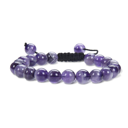 Adjustable Spiritual Healing Bracelet With Gemstone Beads