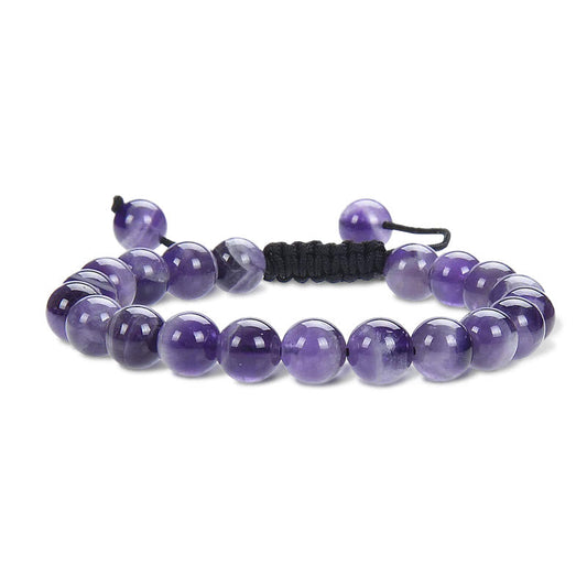 Adjustable Spiritual Healing Bracelet With Gemstone Beads
