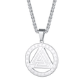Faithheart Viking Rune Valknut Necklace for
