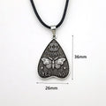 Ouija Yes No Moth Necklace