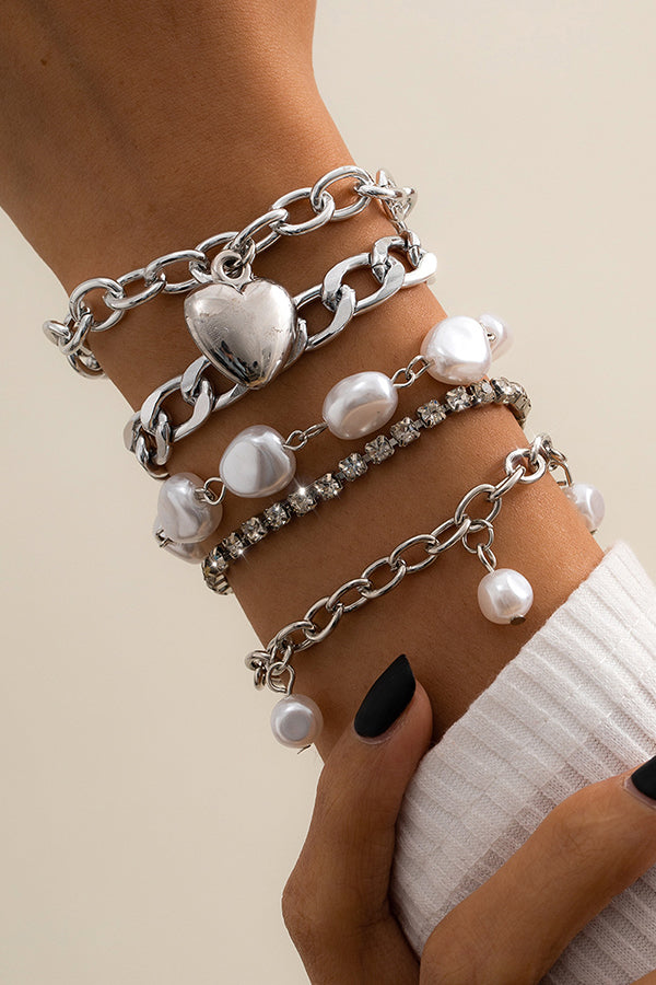 Special Shaped Imitation Pearl Baroque Bracelet