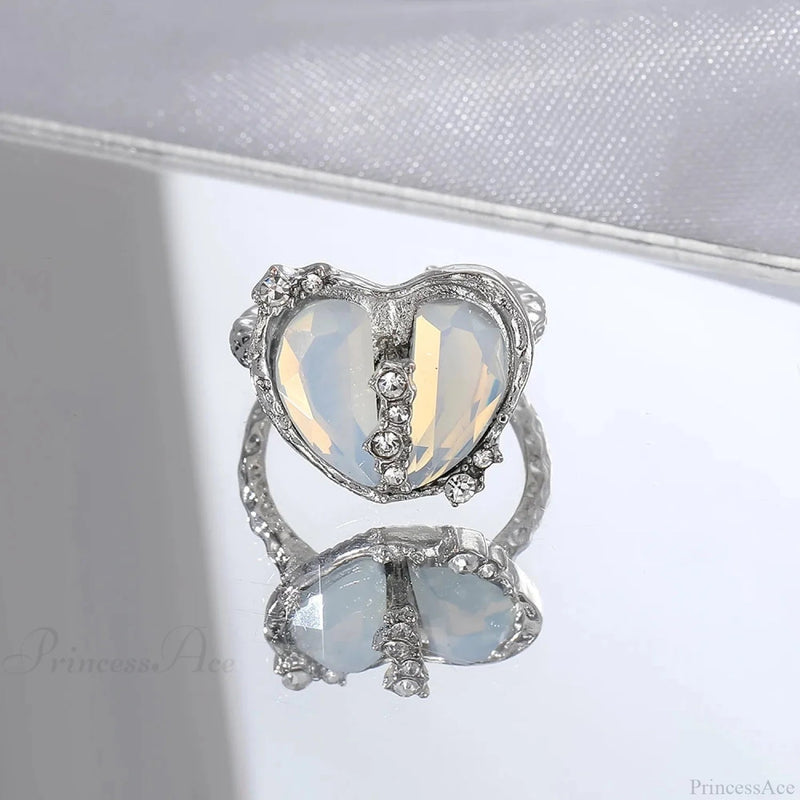Dark Animal Butterfly Zircon Star Ring