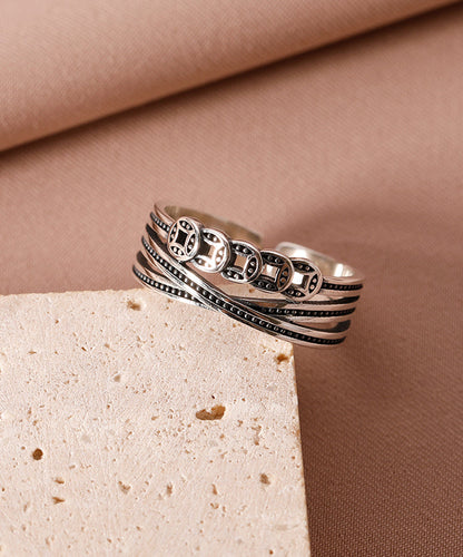 Sterling Silver Copper Coin Rings