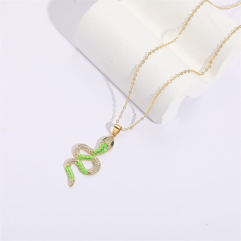 Glowing Skin of Snake Necklace