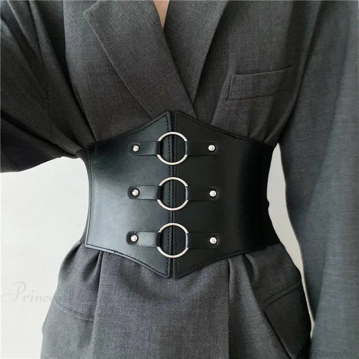 Broad Elastic Gothic Corset Strap