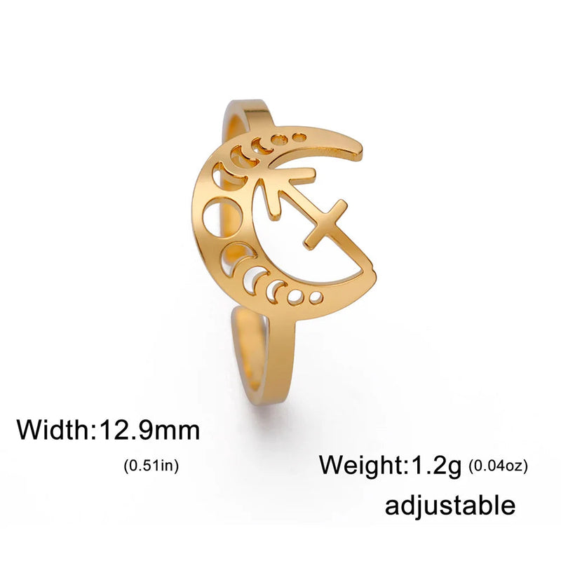 Moonlit Constellation Rings