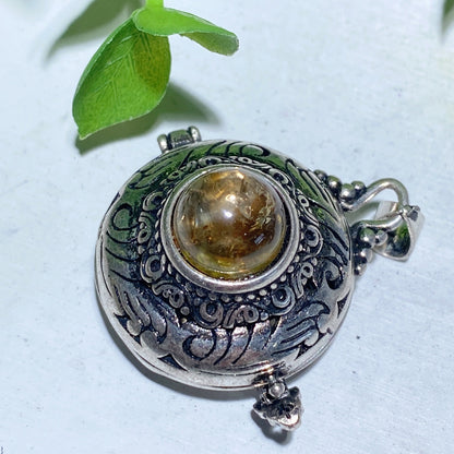 1.1-inch Mixed Crystal Spiritual Pendant for Healing & Protection