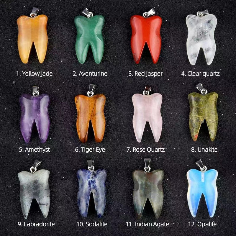 1.2 Inch Mixed Crystal Pendant for Spiritual Healing