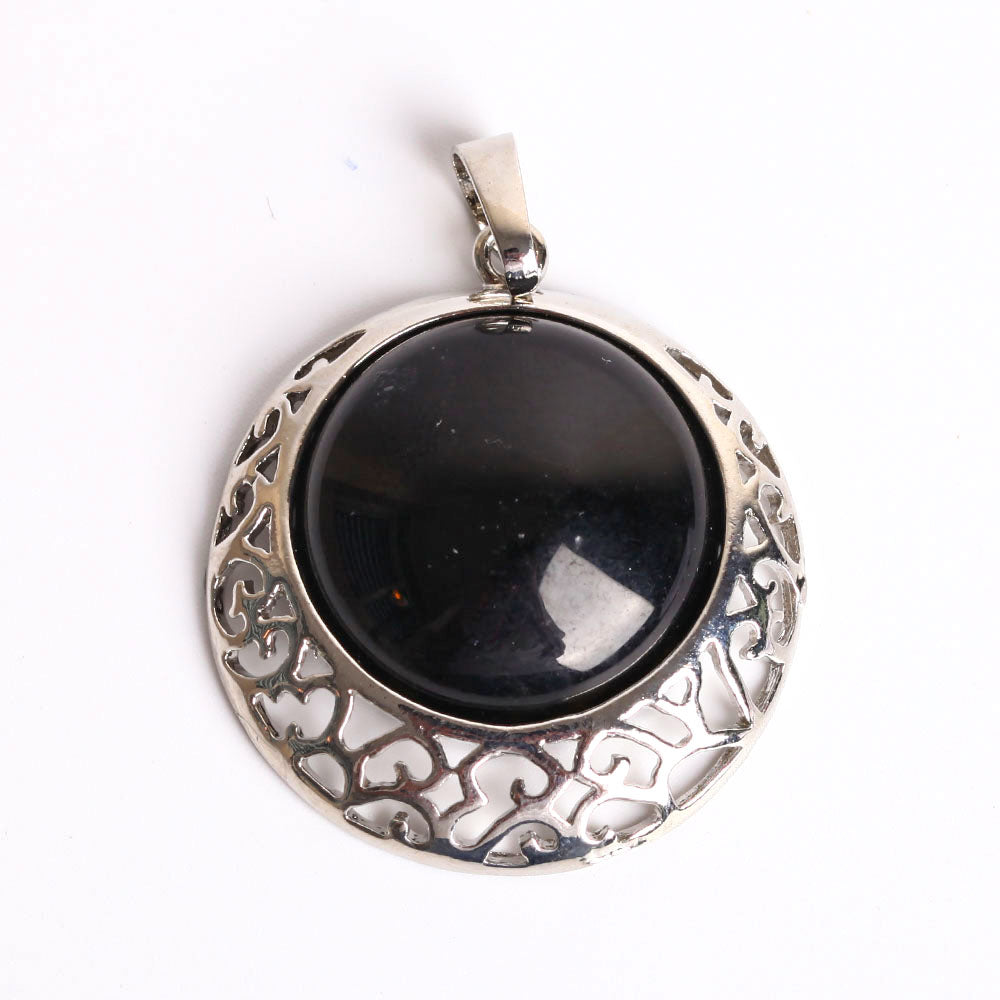 1.5 Inch Healing Chakra Quartz Stone Pendant for Energy Balance