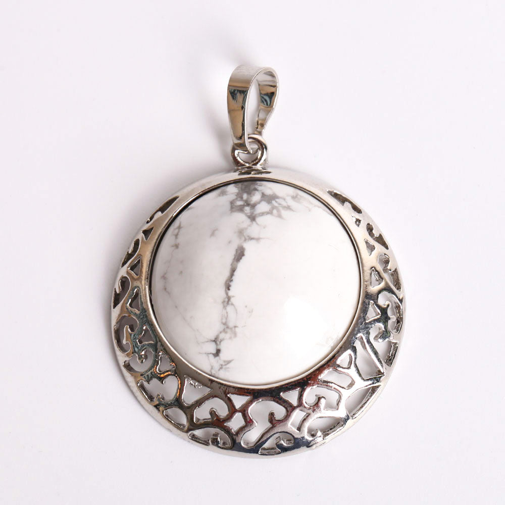 1.5 Inch Healing Chakra Quartz Stone Pendant for Energy Balance