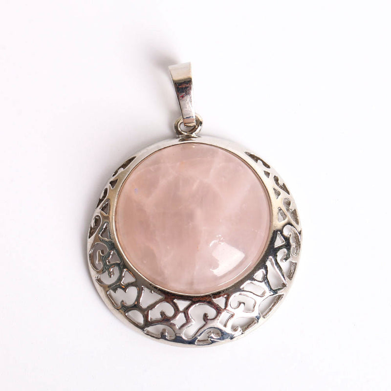 1.5 Inch Healing Chakra Quartz Stone Pendant for Energy Balance