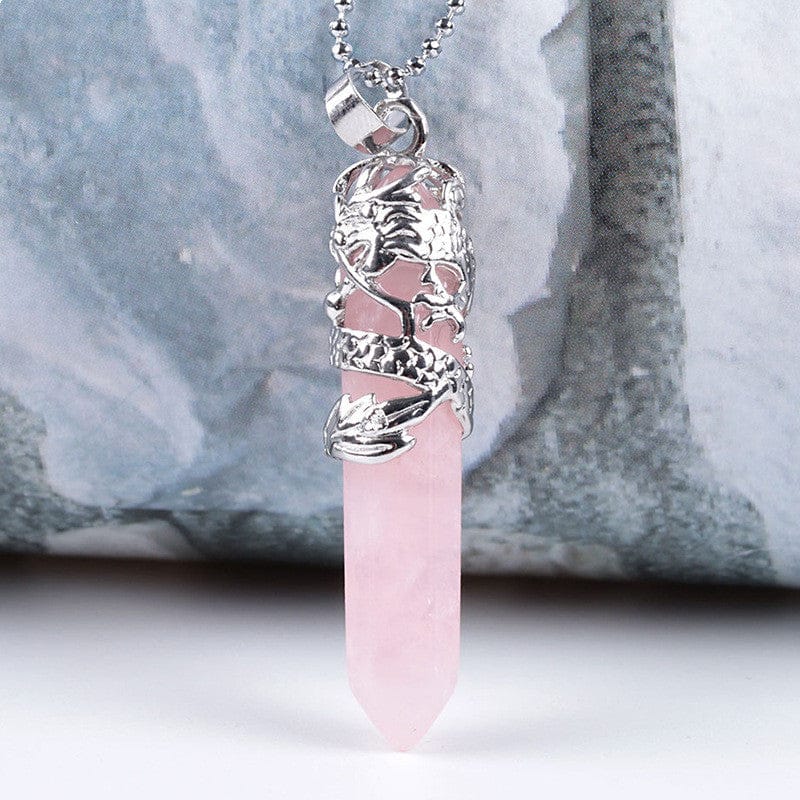 Natural Stone Pendant Necklace